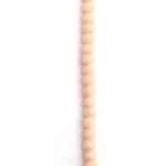 Наниз от кристални мъниста топче 3 мм дупка 1 мм фасетиран плътен цвят телесен ~140 броя