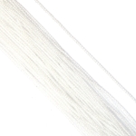 Наниз от кристални мъниста топче 3 мм дупка 1 мм фасетиран прозрачен цвят бял ~130 броя