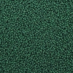 Мъниста стъклена тип чешка 2 мм плътна сиво-зелена матирана -15 грама ~2050 броя
