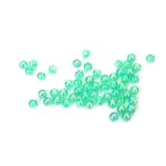 Кристални мъниста с форма на топче 6 мм дупка 1 мм цвят зелен дъга -20 грама ~190 броя 