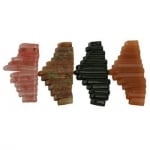 Наниз мъниста полускъпоценен камък АСОРТЕ 4x12~30 мм ~13 броя