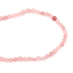 КВАРЦ РОЗОВ 7~11x8~12 мм наниз мъниста полускъпоценен камък ~45 броя