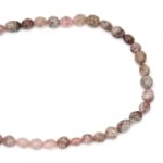 КВАРЦ ягодов 7~11x8~12 мм наниз мъниста полускъпоценен камък ~38 броя