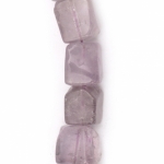 Наниз мъниста полускъпоценен камък АМЕТИСТ лавандулов 10~18x8~13 мм 28~32 броя