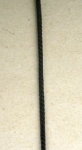 Шнур объл 1.5 мм черен -100 метра