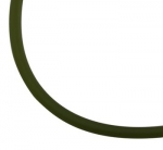 Шнур силикон матиран 2 мм тъмно зелен -5 метра