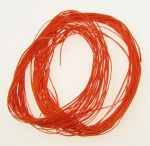 Шнур памук с восък 1x0.4 мм оранжев -20 метра