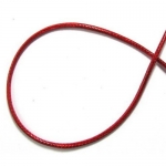 Шнур памук Корея 3 мм червен -91 метра