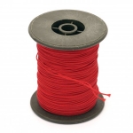 Шнур полиестер с основа корда 0.8 мм червен ~60 метра
