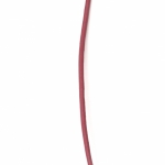 Шнур естествена кожа 3 мм розов тъмен - 1 метър