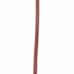 Лента изкуствена кожа 6x2 мм цвят бордо с брокат -1 метър