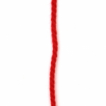 Шнур пресукан 4 мм червен -30 метра