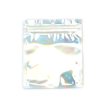 Целофанов плик 10/12 см с цип (канал) и алуминиев гръб щендер цвят дъга -100 броя