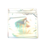 Целофанов плик 15/15 см с цип (канал) и алуминиев гръб щендер цвят дъга -100 броя