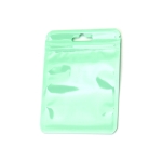 Целофанов плик 9/12 см с цип (канал) щендер цвят зелен -100 броя