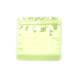 Целофанов плик 14/14 см с цип (канал) щендер цвят зелен -50 броя