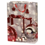 Торбичка подаръчна от картон 40x55x15 см Коледа АСОРТЕ
