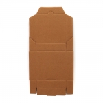 Кутия сгъваема от гофриран крафт картон 16x16x4 см