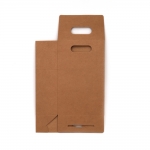 Подаръчна торбичка от крафт картон 12.5x6x20 см