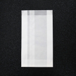 Хартиен плик бял 11x18x4 см с прихлупване 2 см -100 броя