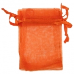 Торбичка за бижута 70x50 мм оранжева
