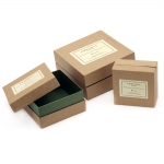 Кутия картон комплект от 3 броя -15x7.5 см, 12.2x6.2 см, 9.8x5 см Tool box