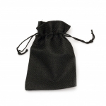 Торбичка от зебло 9.5x13.8 см черна