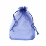 Торбичка от органза 20x30 см синя