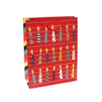 Подаръчна торбичка от картон 28x32x10 см червена