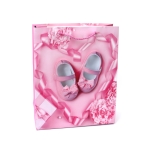 Подаръчна торбичка от картон 26x32x10 см 3D Baby girl