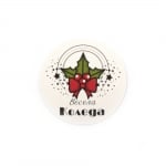 Картонени тагове 60 мм ВЕСЕЛА КОЛЕДА -6 броя