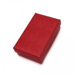 Кутия за бижута 5x8 см червена