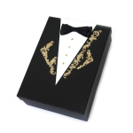 Кутия за подарък 29x21x9.5 см за сватба с изрисуван младоженец