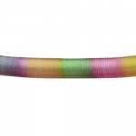 Шнур шлауфка 5 мм дупка 3 мм текстил цветен -46 см
