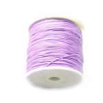 Шнур полиестер 1 мм лилав светъл ±90 метра