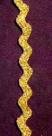 Ширит ламе 5 мм зиг заг злато ~9 метра