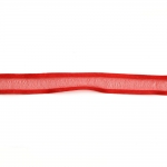 Лента органза и сатен 18 мм червена -10 метра