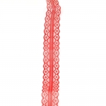 Лента дантела 30 мм червена - 1 метра