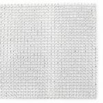 Лента 9.8 см мрежа имитация камъчета цвят сребро -1 метър