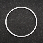 Ринг/пръстен от пластмаса 145 мм бял