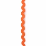 Ширит 5 мм зиг заг оранжев тъмен ~9 метра