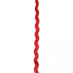 Ширит ламе 5 мм зиг заг цвят червен ~4.5 метра