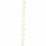 Ширит перлен 11.5 мм цвят бял - 1 метър