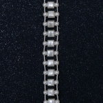 Ширит перлен 13 мм цвят крем -1 метър
