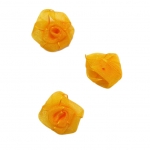 Роза тюл 25 мм оранжева -10 броя