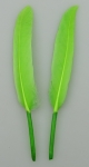 Перо 100~150x15~20 мм зелено -10 броя