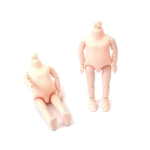 Пластмасово тяло за кукла 47x116x25 мм с подвижни стави -2 броя