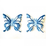 Пеперуда синя 40мм. -10бр.