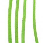 Лента велур естествен 3 мм зелен -5 метра