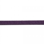Лента велур естествен 3x1.5 мм лилава тъмна -5 метра